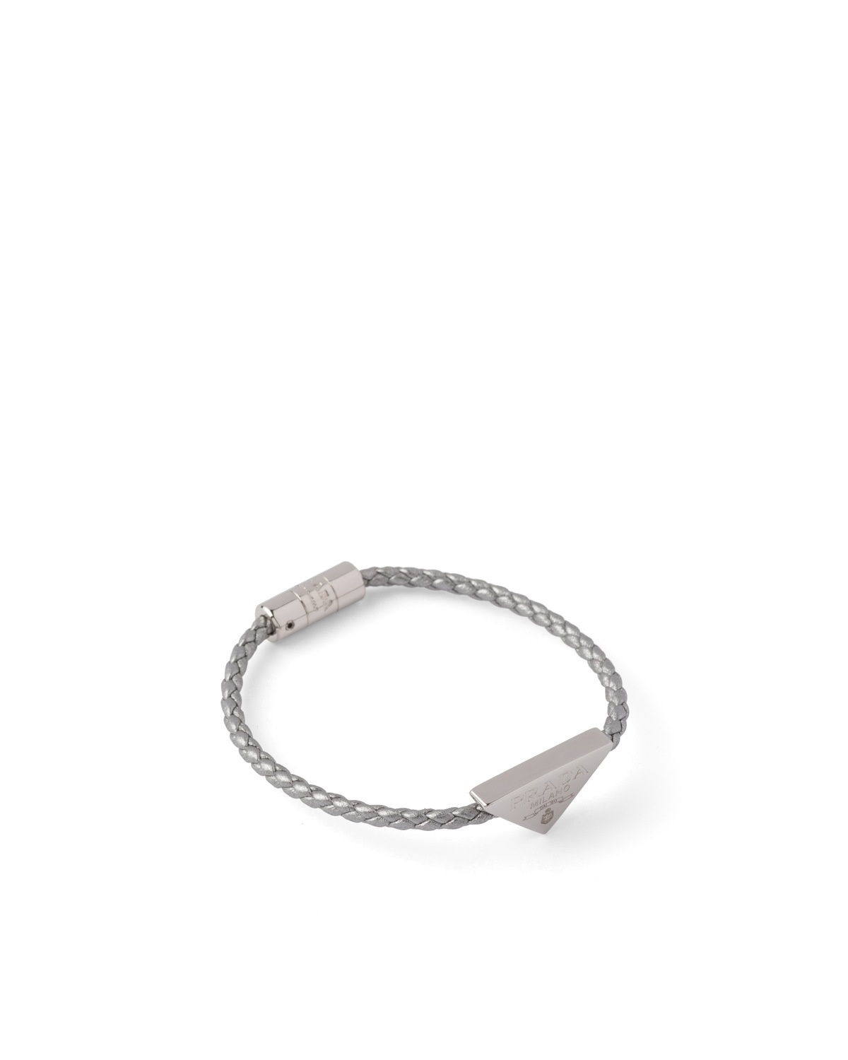 Prada braided nappa leather bracelet hotsell
