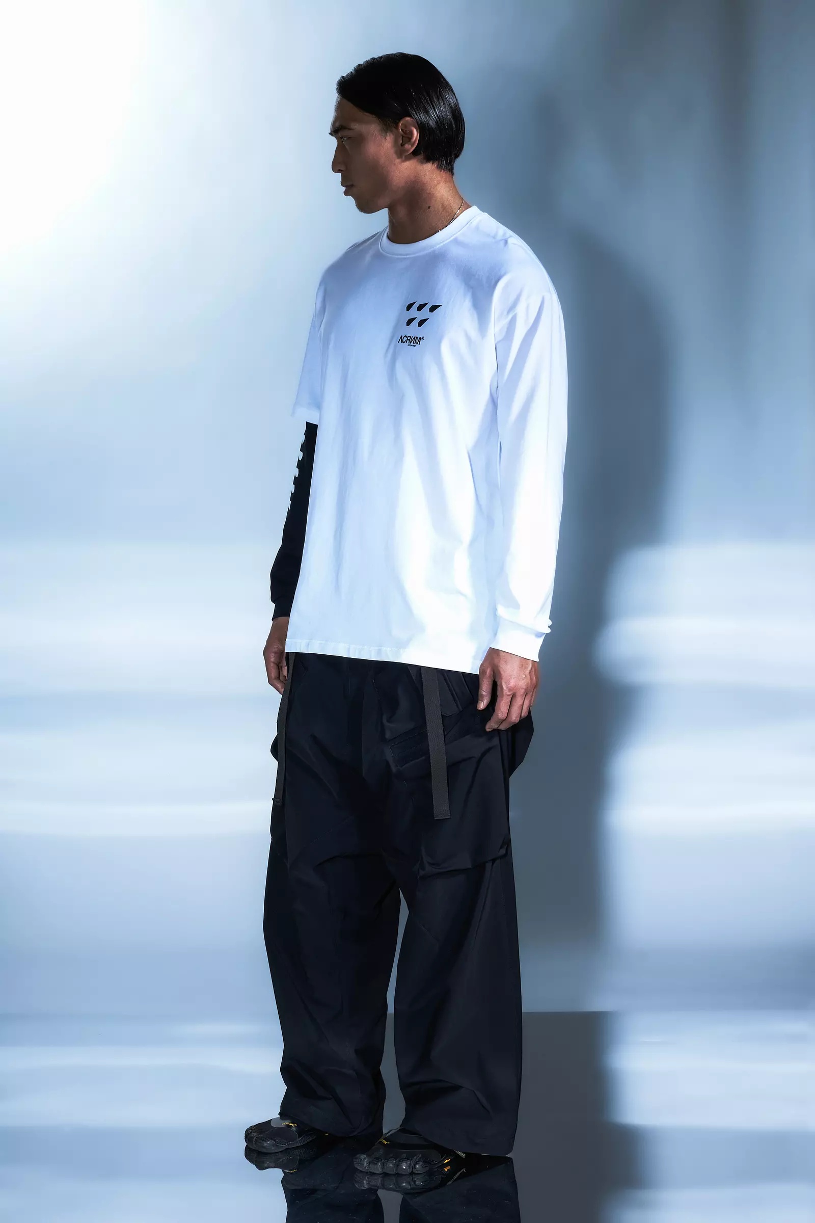S29-PR-D 100% Cotton Long Sleeve T-shirt Black - 22