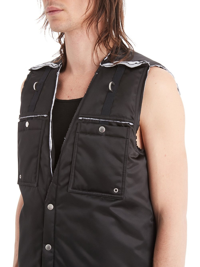 Black Outershirt Liner Vest 5