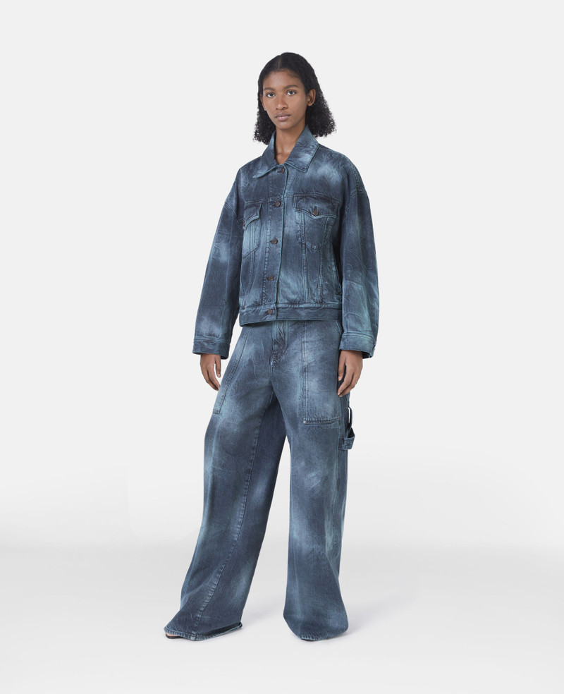 Stella McCartney Tie-Dye Workwear Wide Leg Jeans outlook
