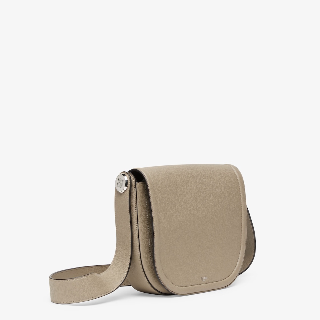 Fendi Roma Leather Chiodo Messenger - 2