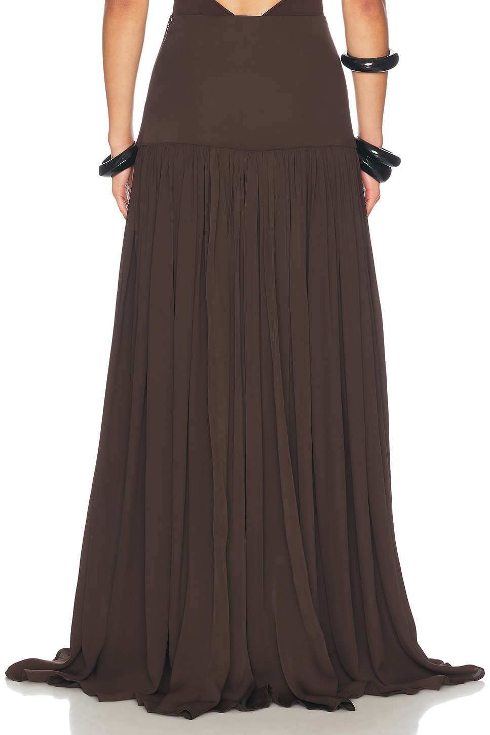 Diaphanous Maxi Skirt - 4
