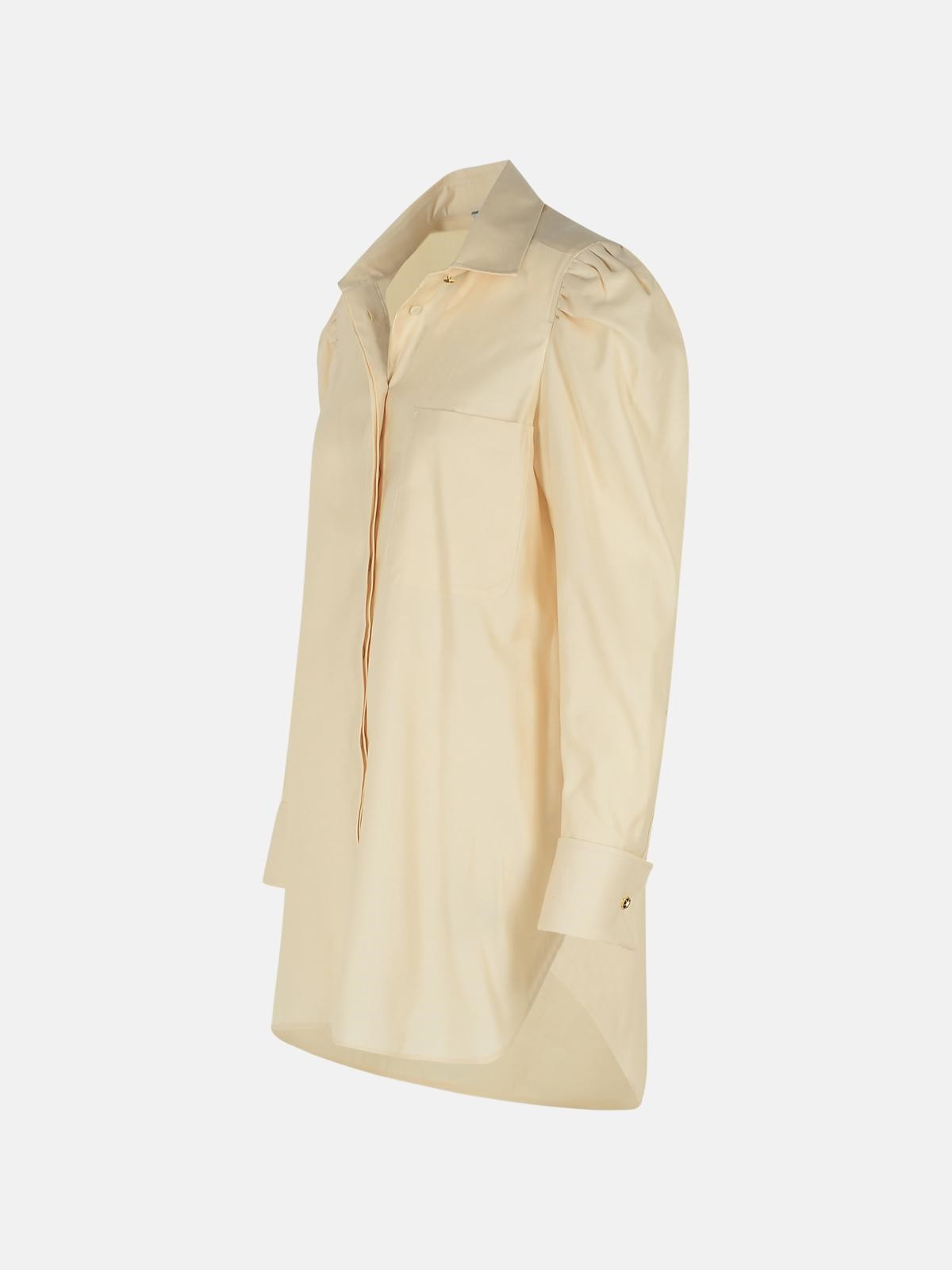 'FARADAY' CREAM COTTON SHIRT - 2