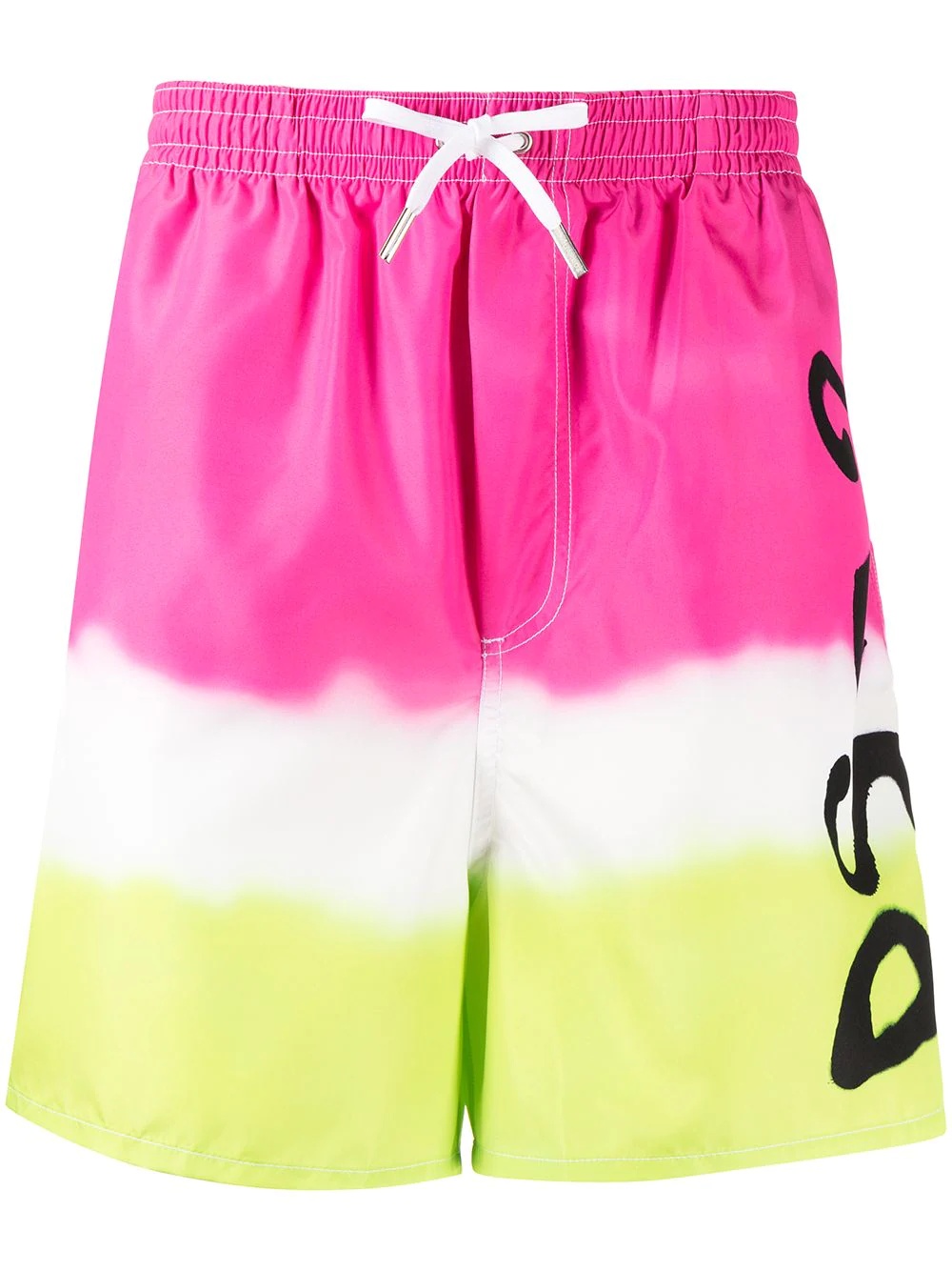 logo-print swim shorts - 1