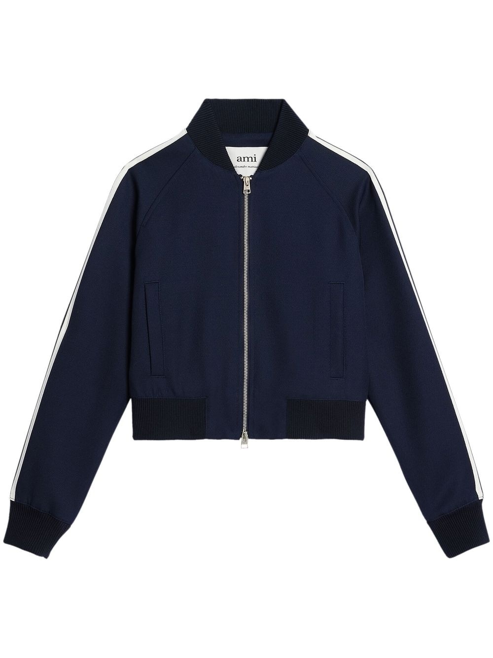 stripe-trim track jacket - 1