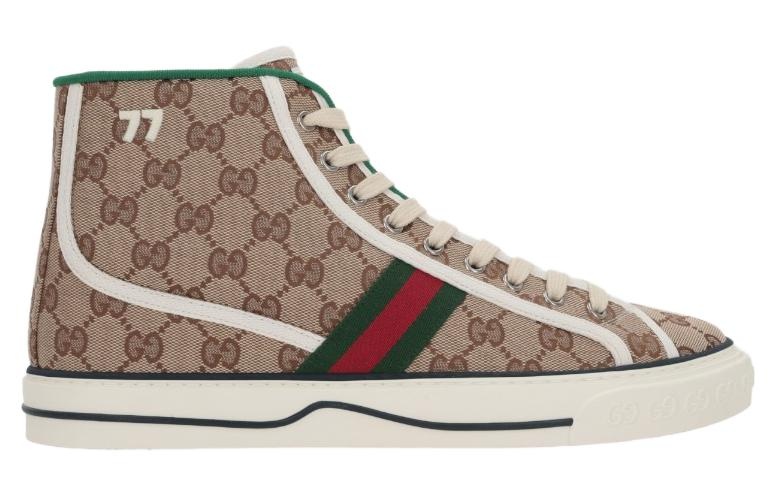 Gucci Tennis 1977 High 'Beige Ebony' 625807-HVK70-9765 - 4