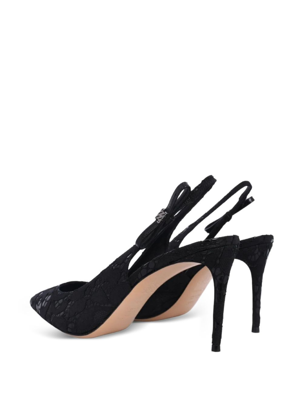 Chanel Liber Tiff lace slingback pumps - 5