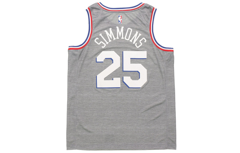 Nike Nike Ben Simmons Philadelphia 76Ers City Edition Swingman Jersey Gray AJ4636-065 outlook