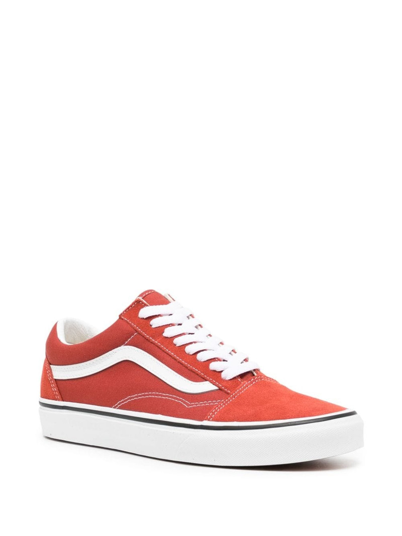 Vans Old Skool logo-patch sneakers outlook