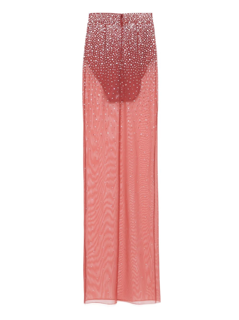 crystal mesh maxi skirt - 2