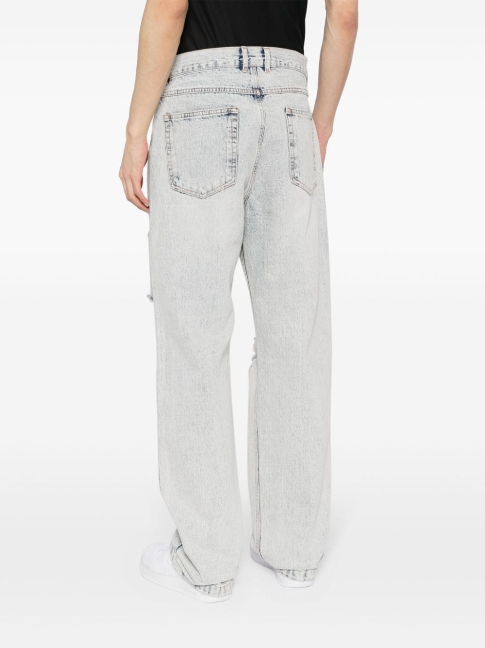 low-rise straight-leg jeans - 4