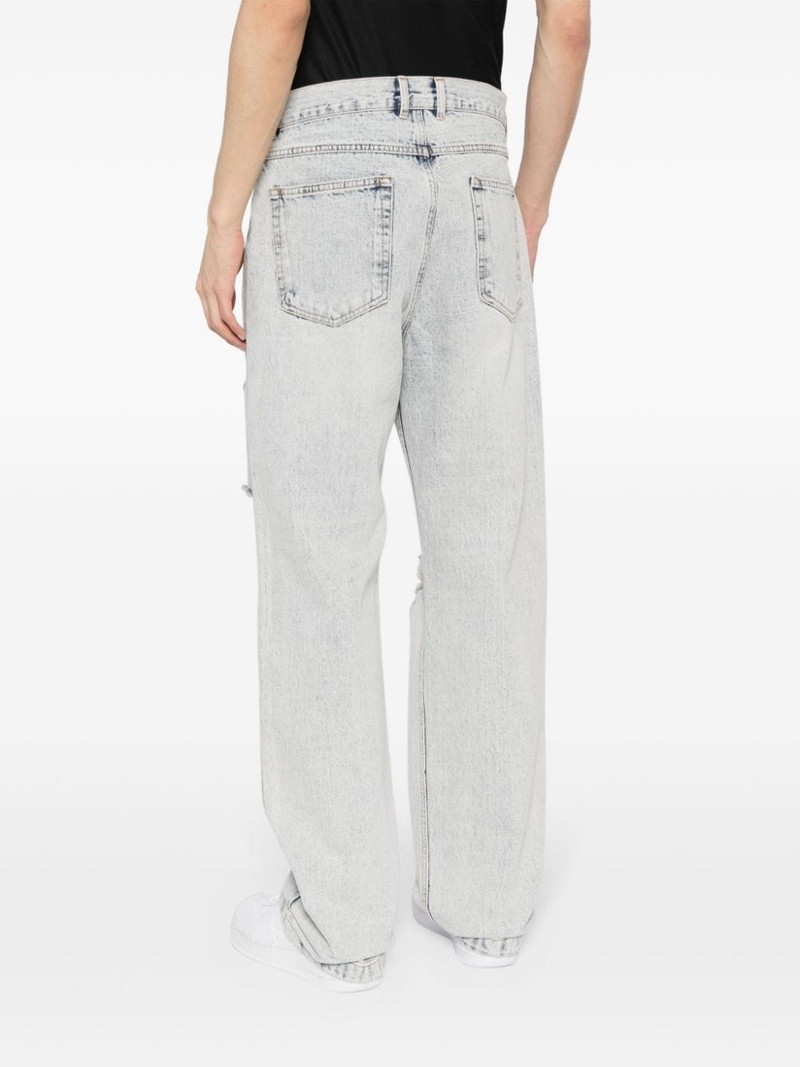 low-rise straight-leg jeans 4