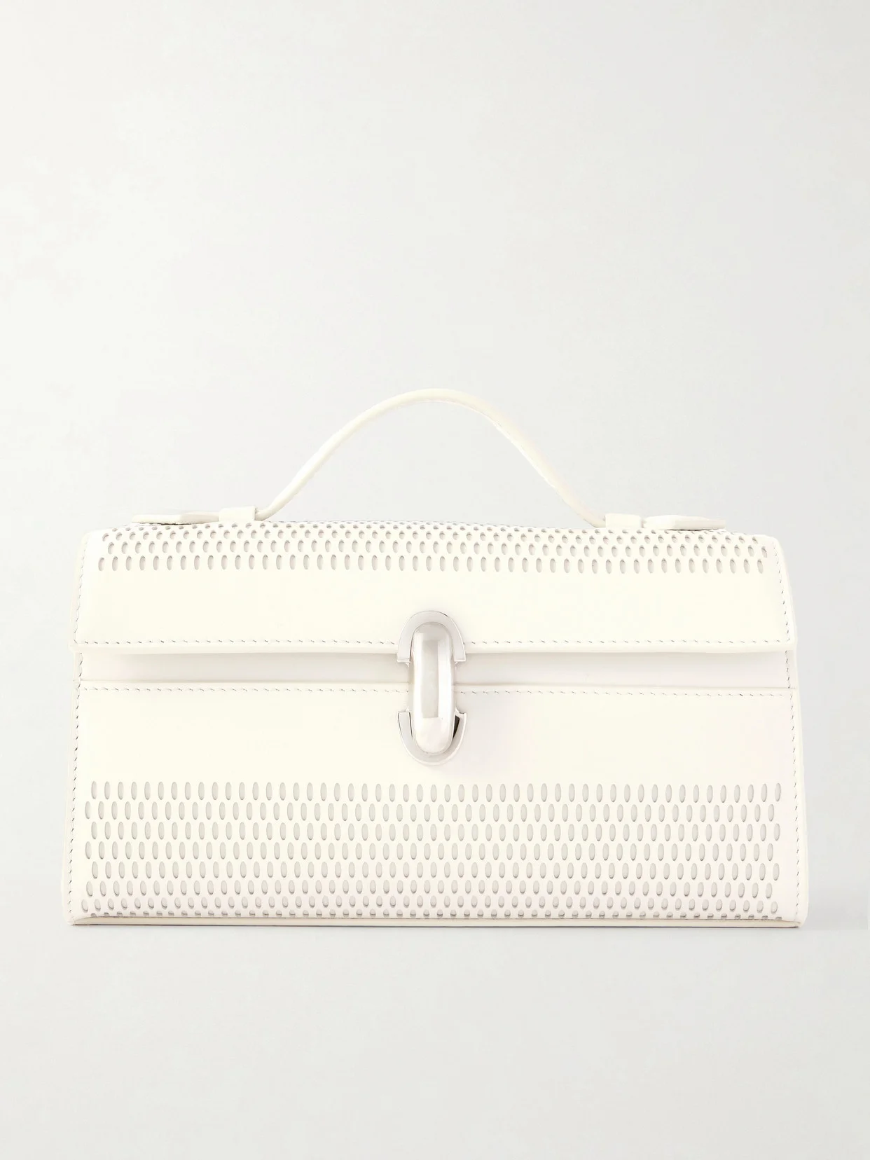 Symmetry Laser-cut Leather Clutch - 1