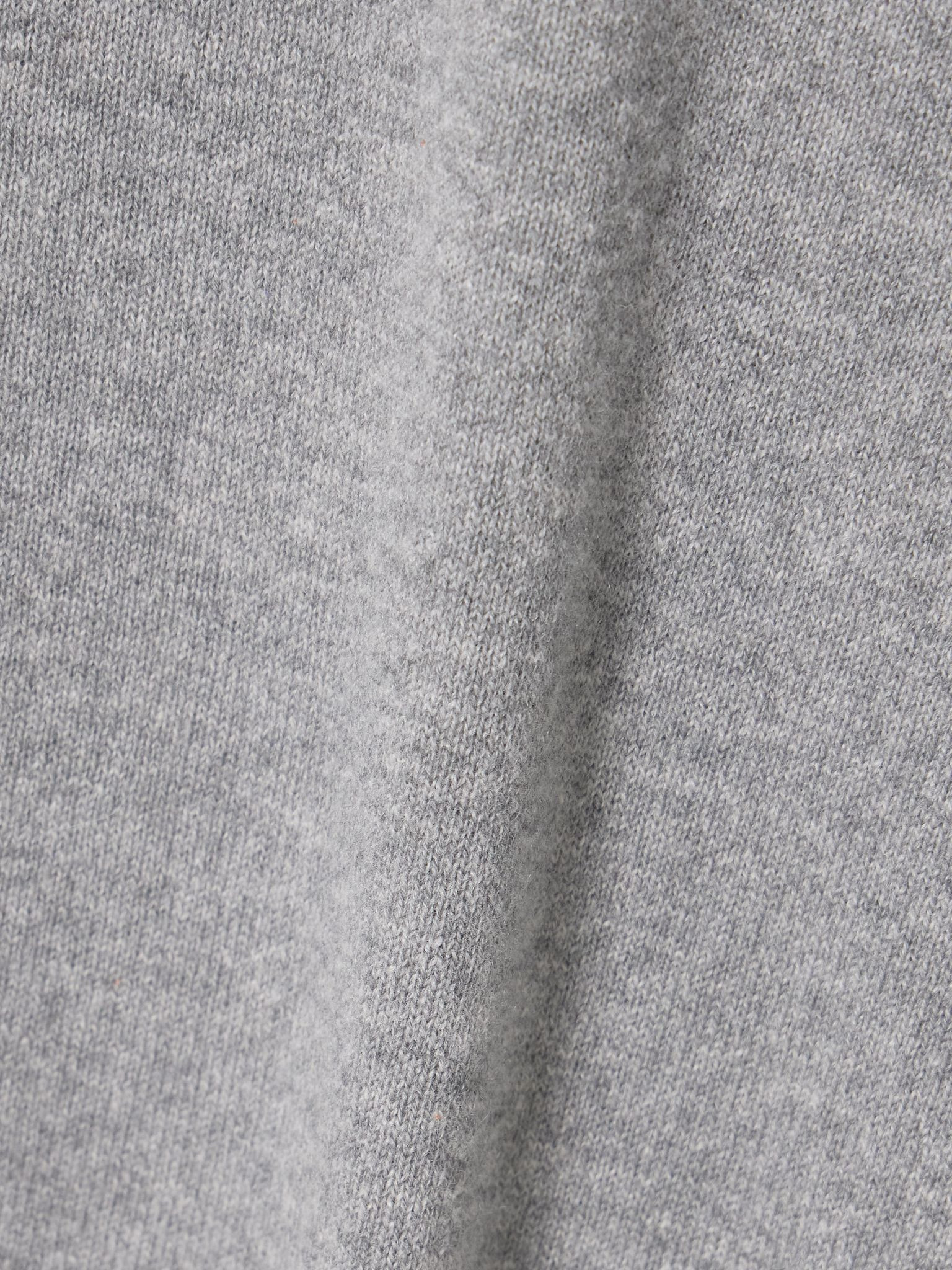 Emer cropped cashmere and cotton-blend T-shirt Gray - 5