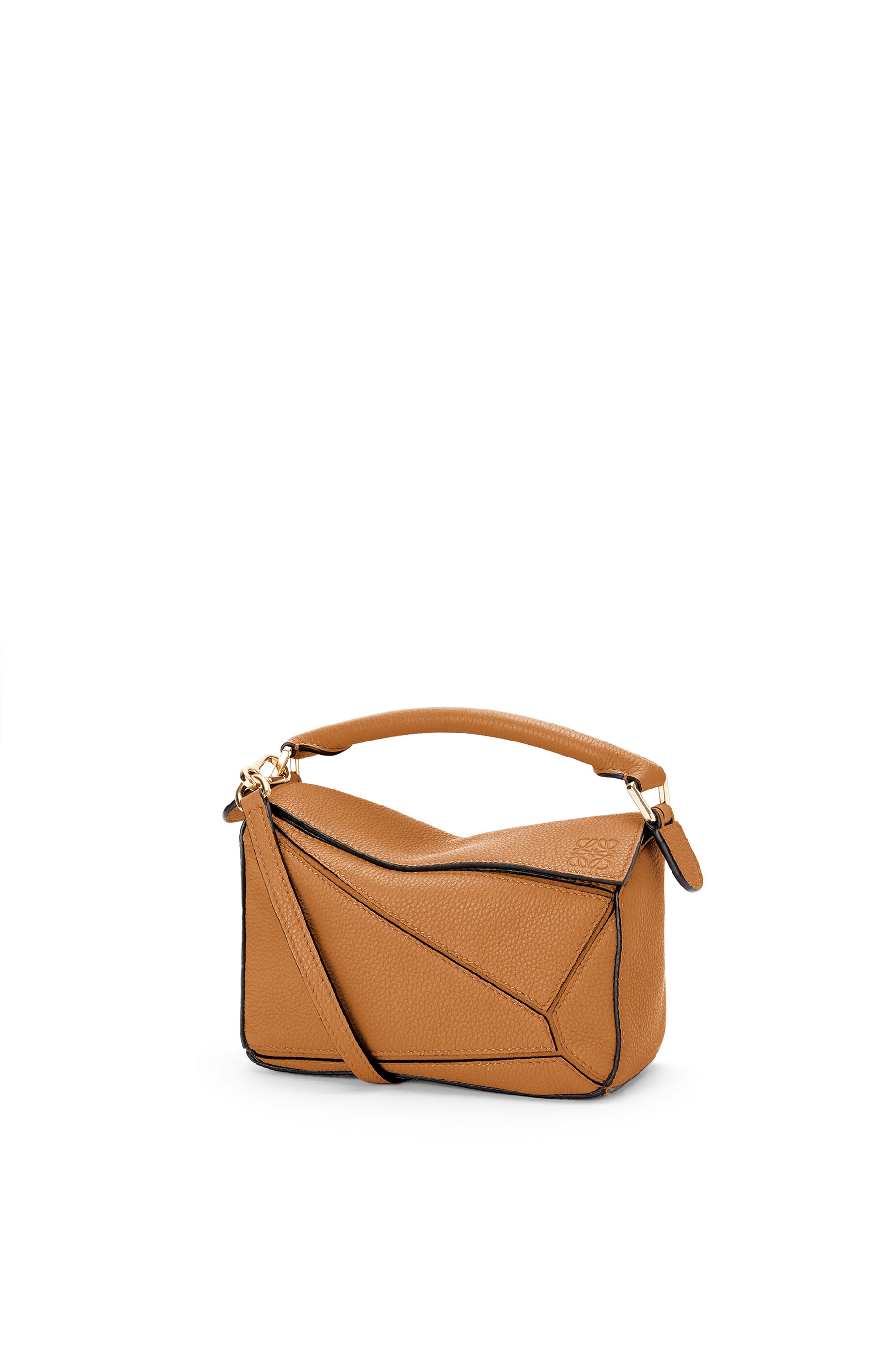 Mini Puzzle bag in soft grained calfskin - 1