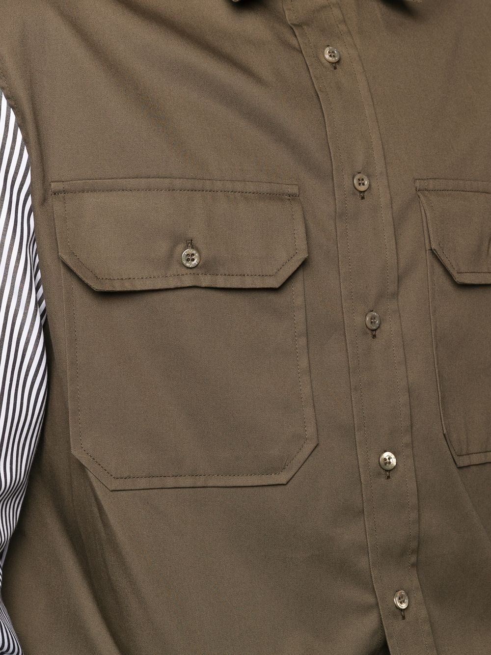 panelled field shirt - 5