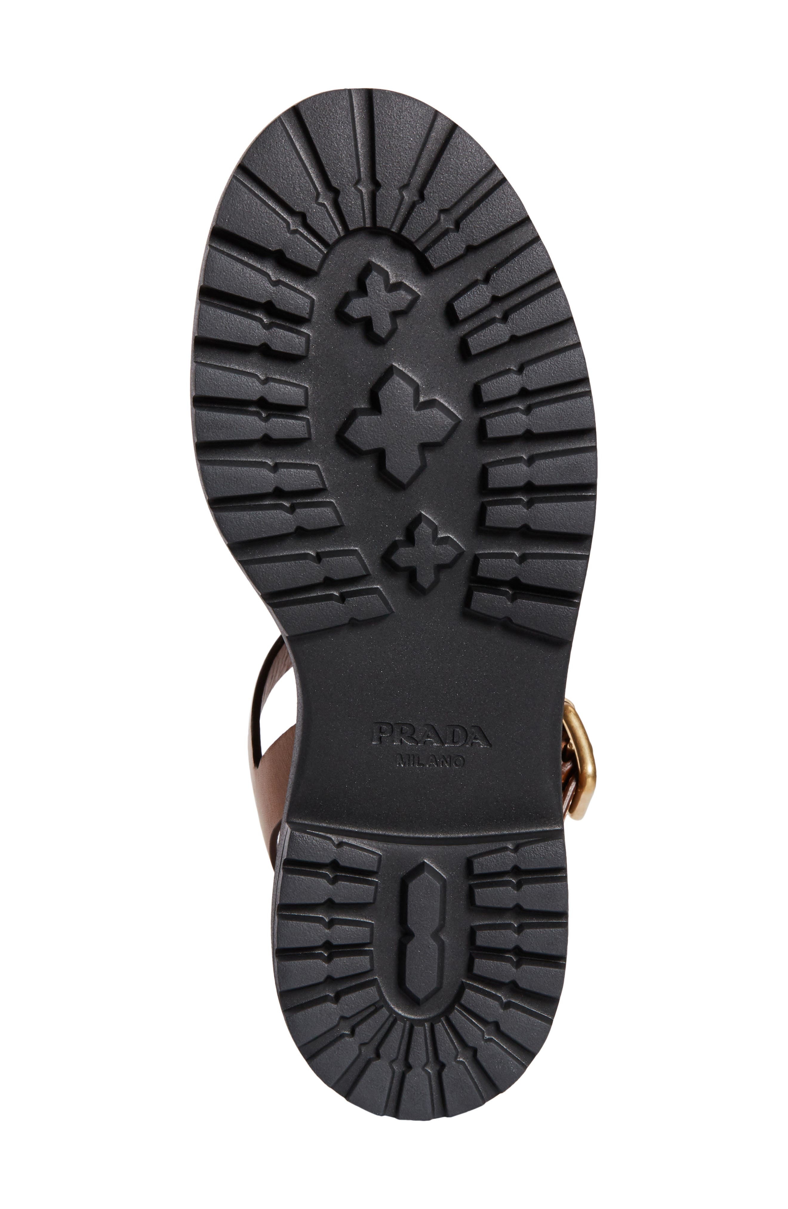 Prada Platform Cage Sandal in Cuoio at Nordstrom - 6