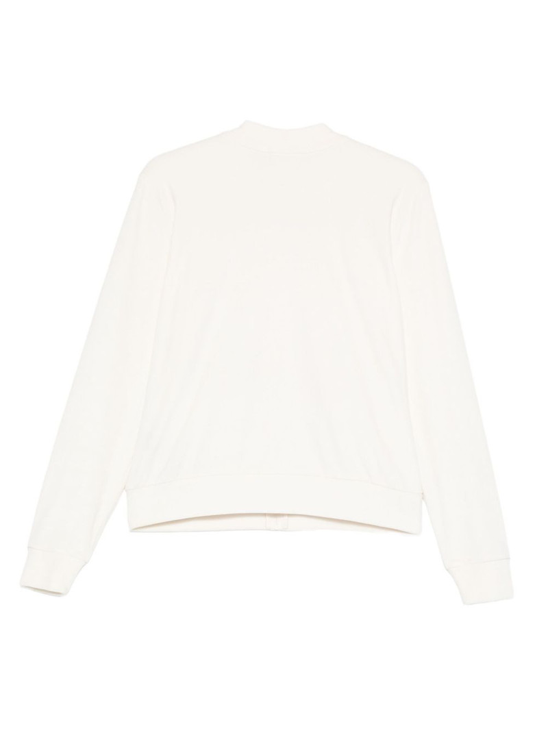 EMPORIO ARMANI zip-up sweater outlook