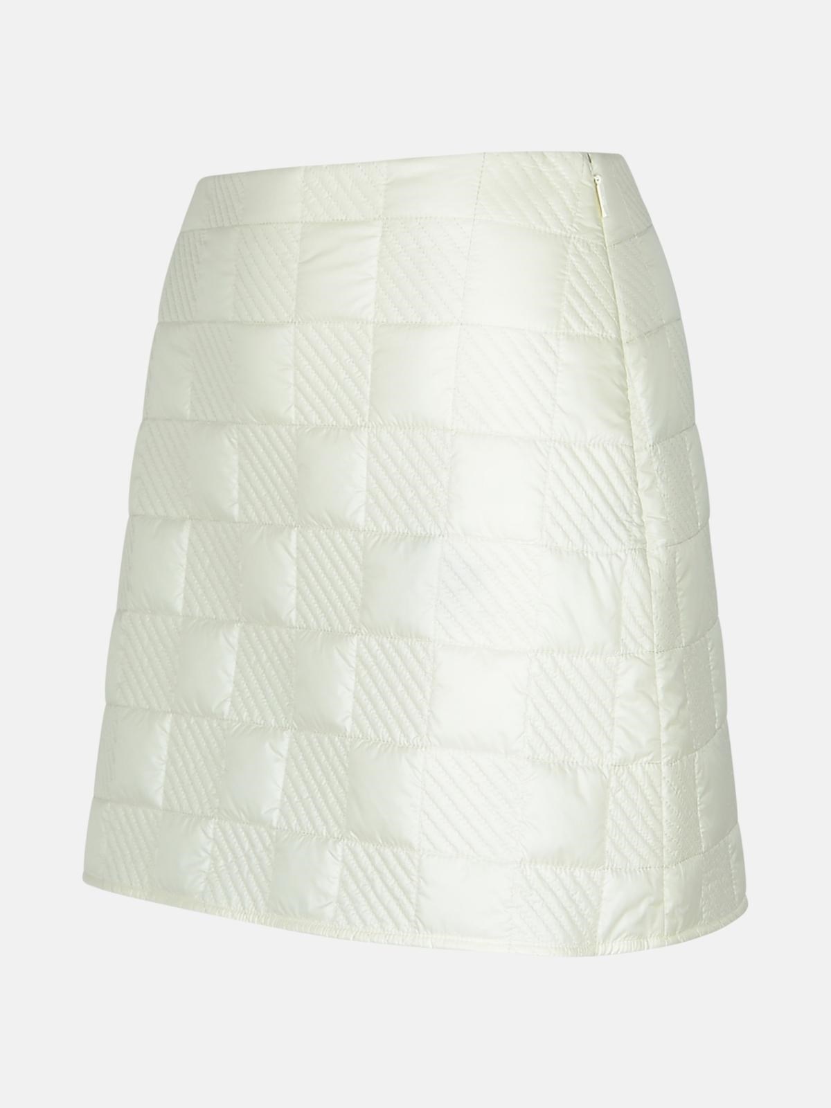 CREAM POLYAMIDE MINISKIRT - 2