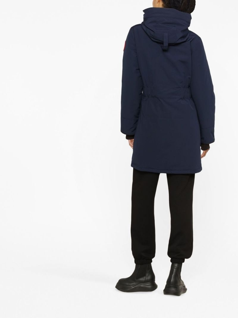 zip-up padded down coat - 4