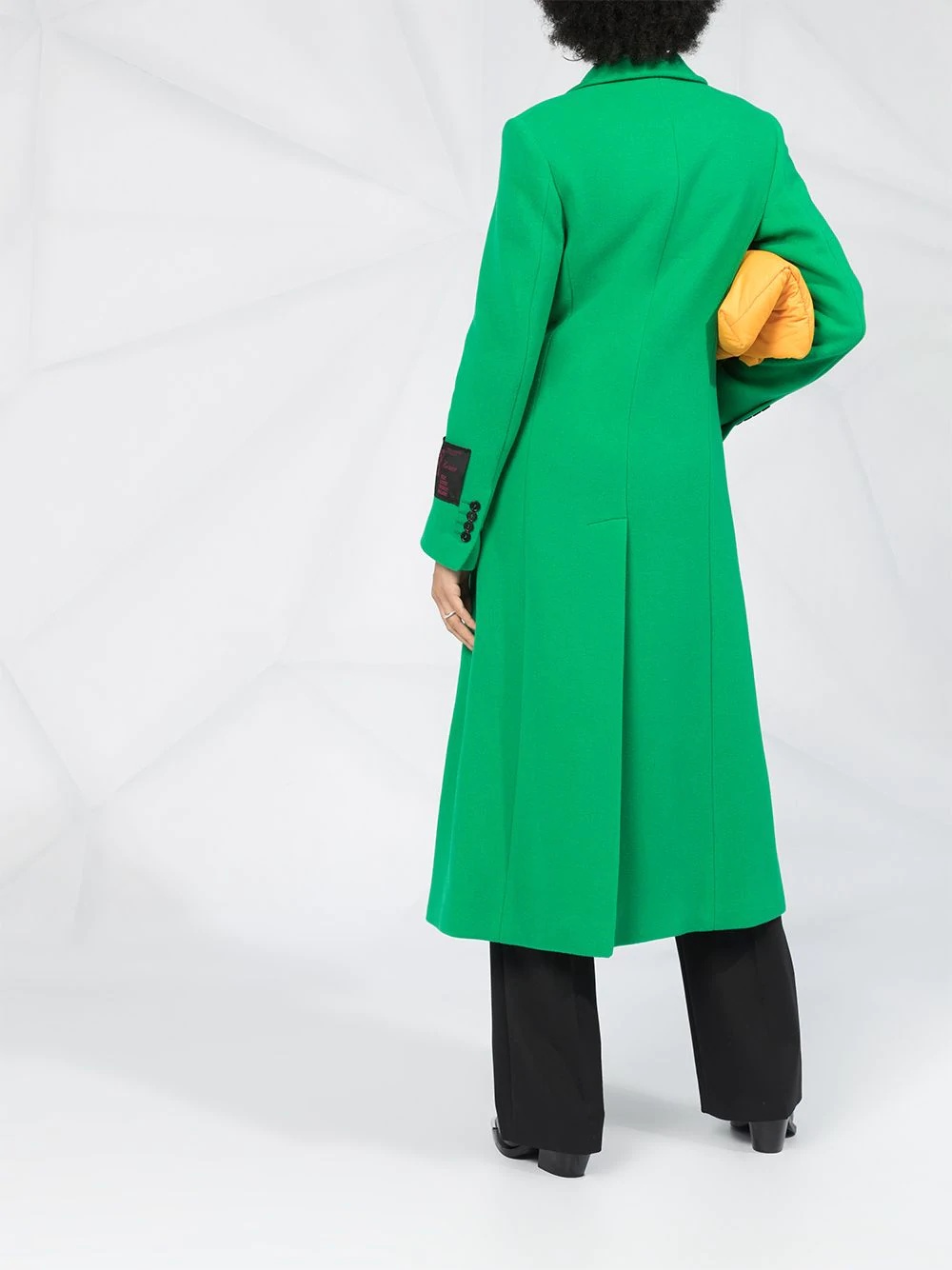 double-breasted wool coat - 6