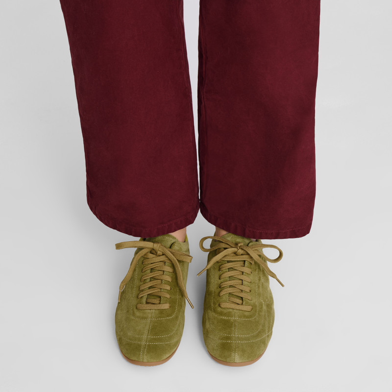 Longchamp On-The-Go Sneakers Pistachio - Leather outlook