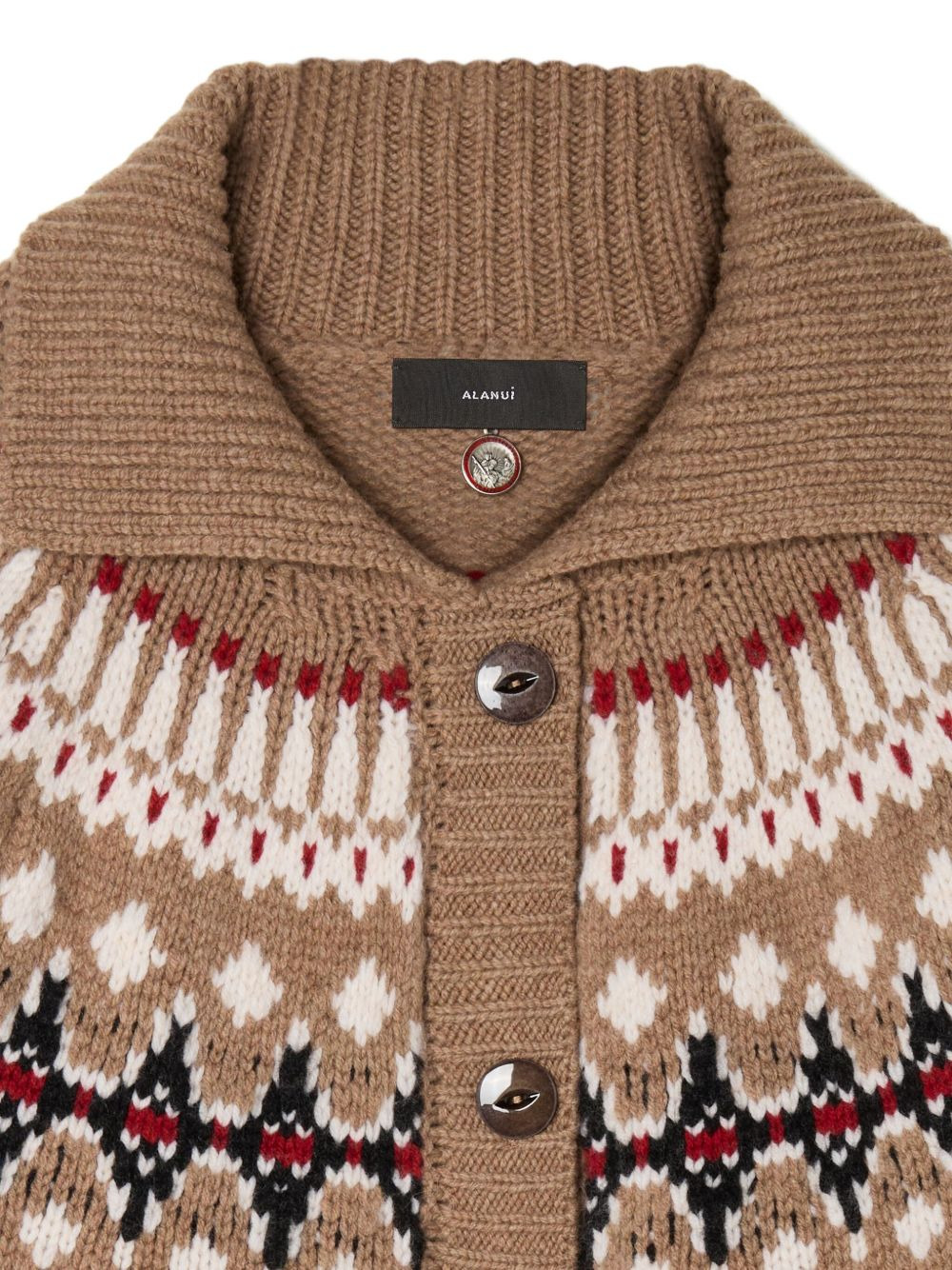 Sweet Winter fair-isle wool cardigan - 5