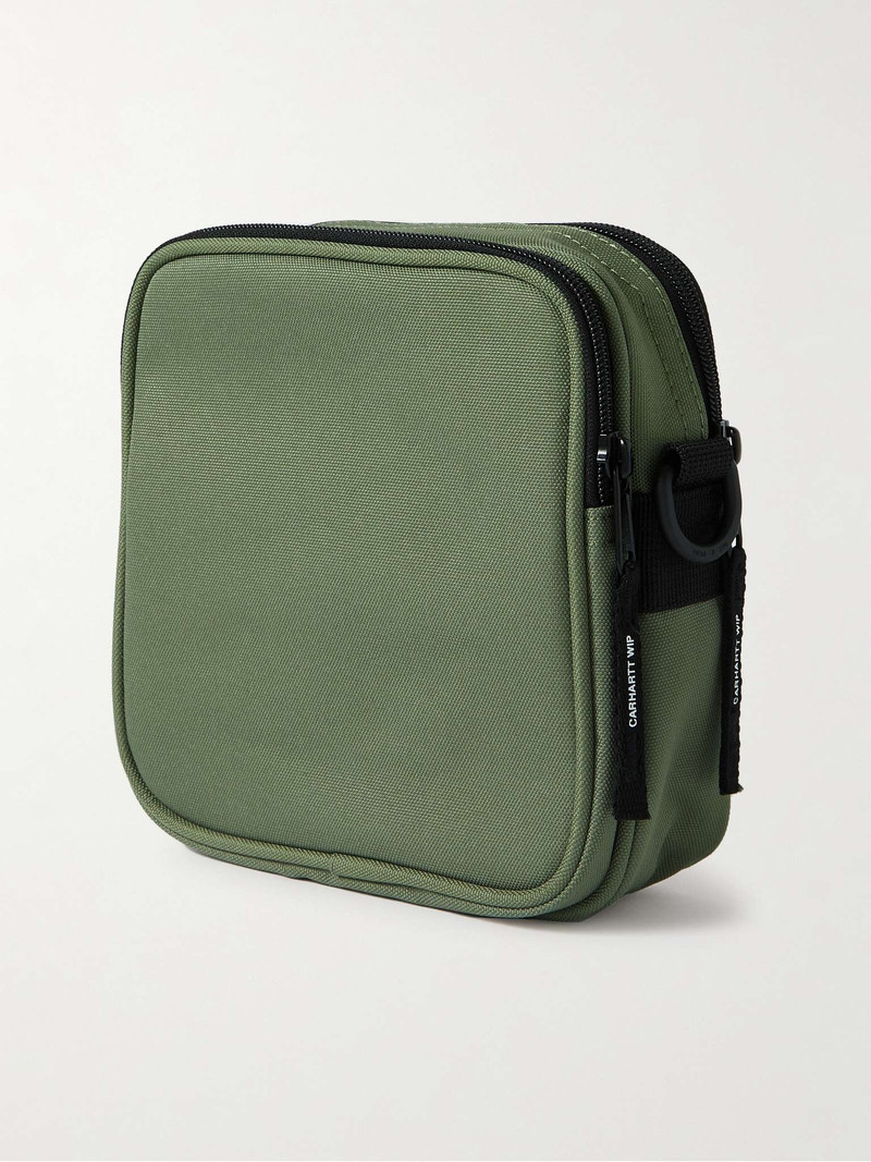 Essentials Small Logo-Appliquéd Recycled-Canvas Messenger Bag 4