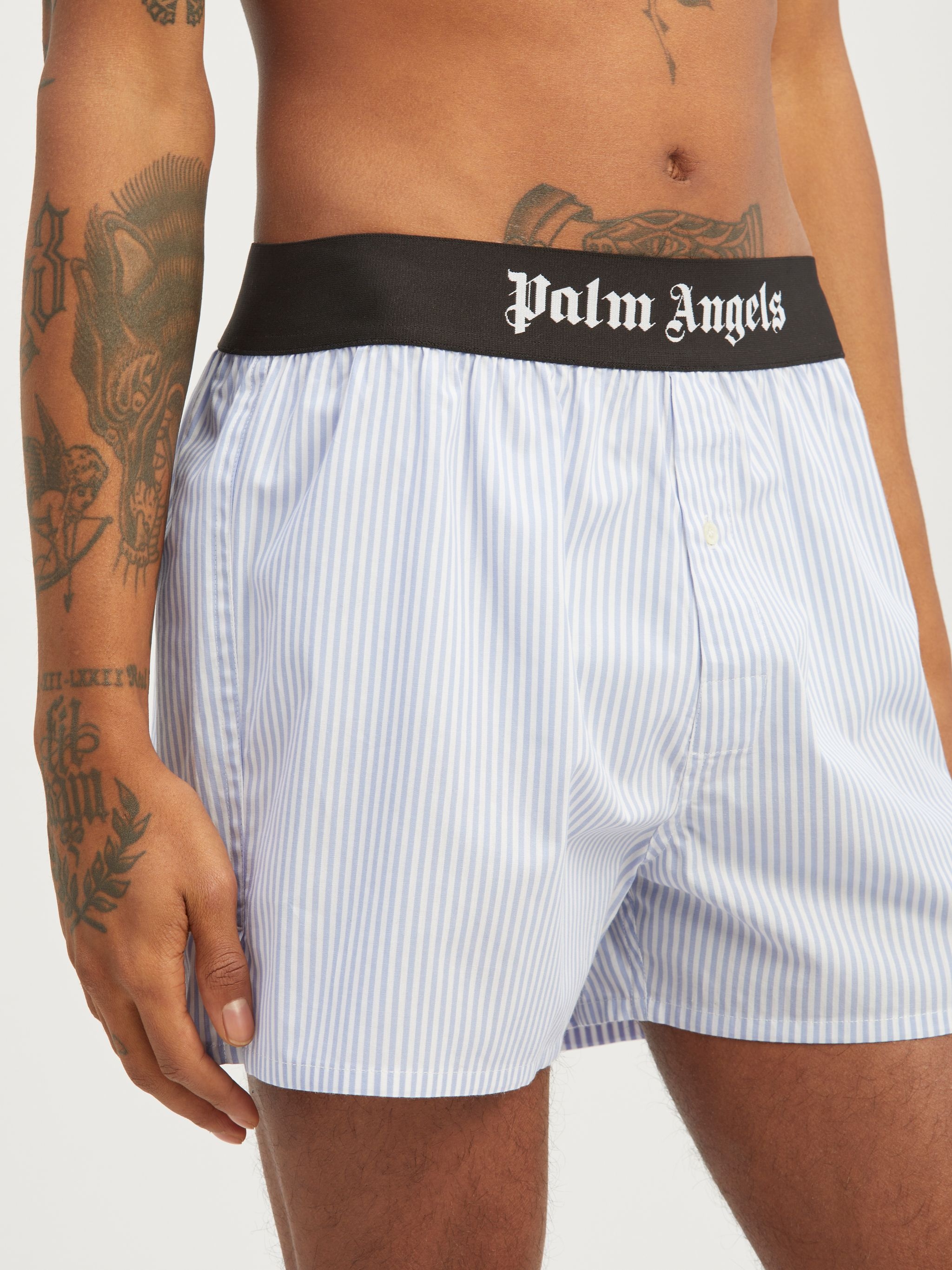 Palm Angels Classic Logo Striped Boxer