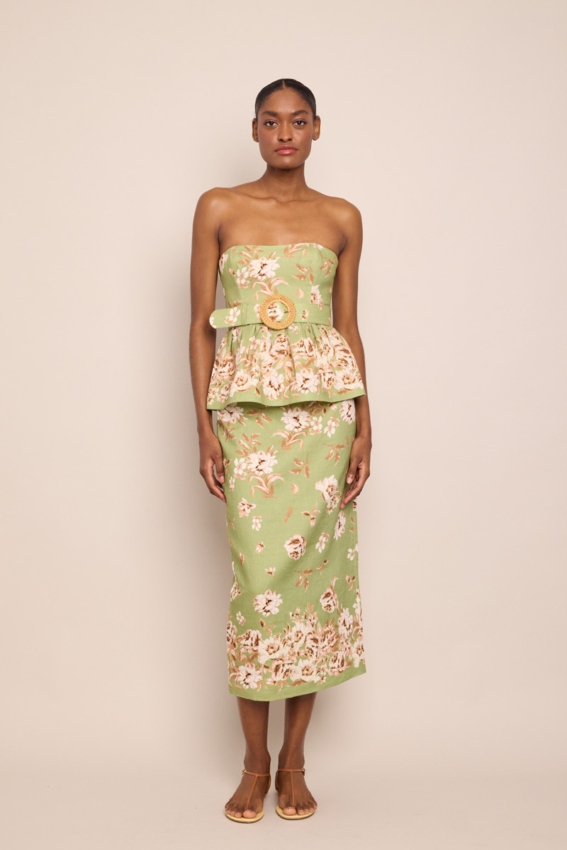 Cara Cara Sienna Skirt
Jet-Set Tailoring in Full Bloom outlook