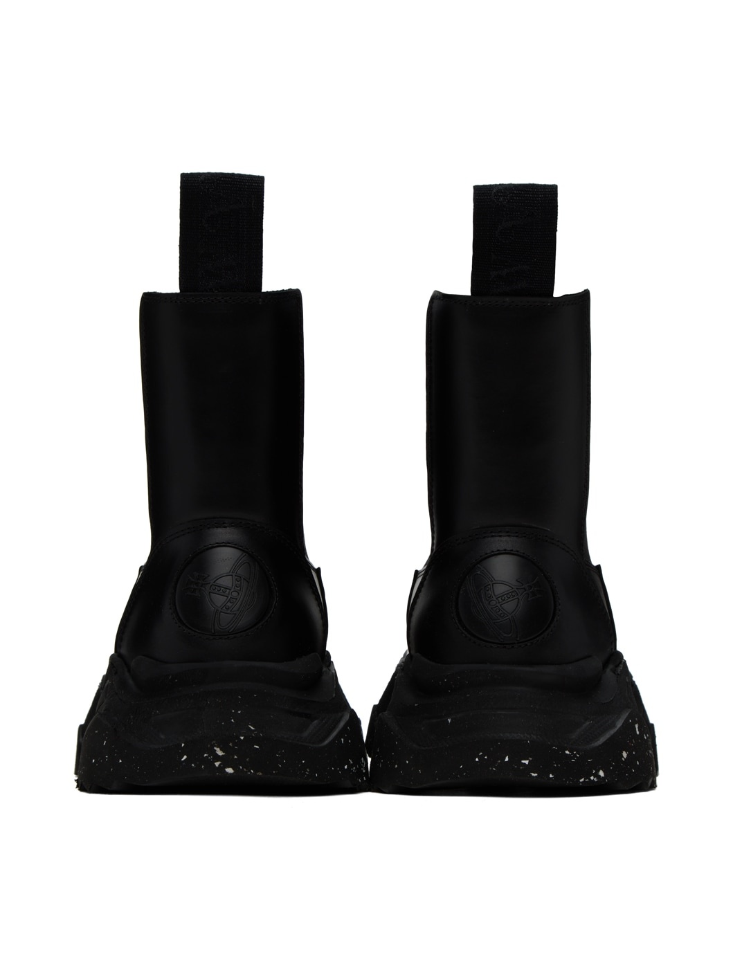 Black Romper Chelsea Boots - 2