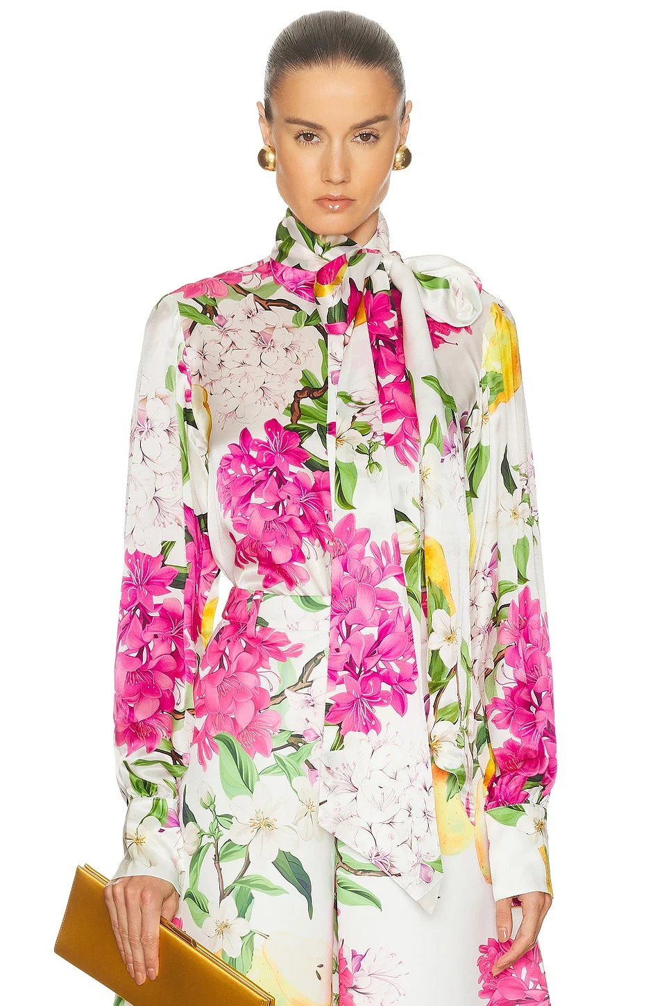 Freya Tie Neck Blouse - 1