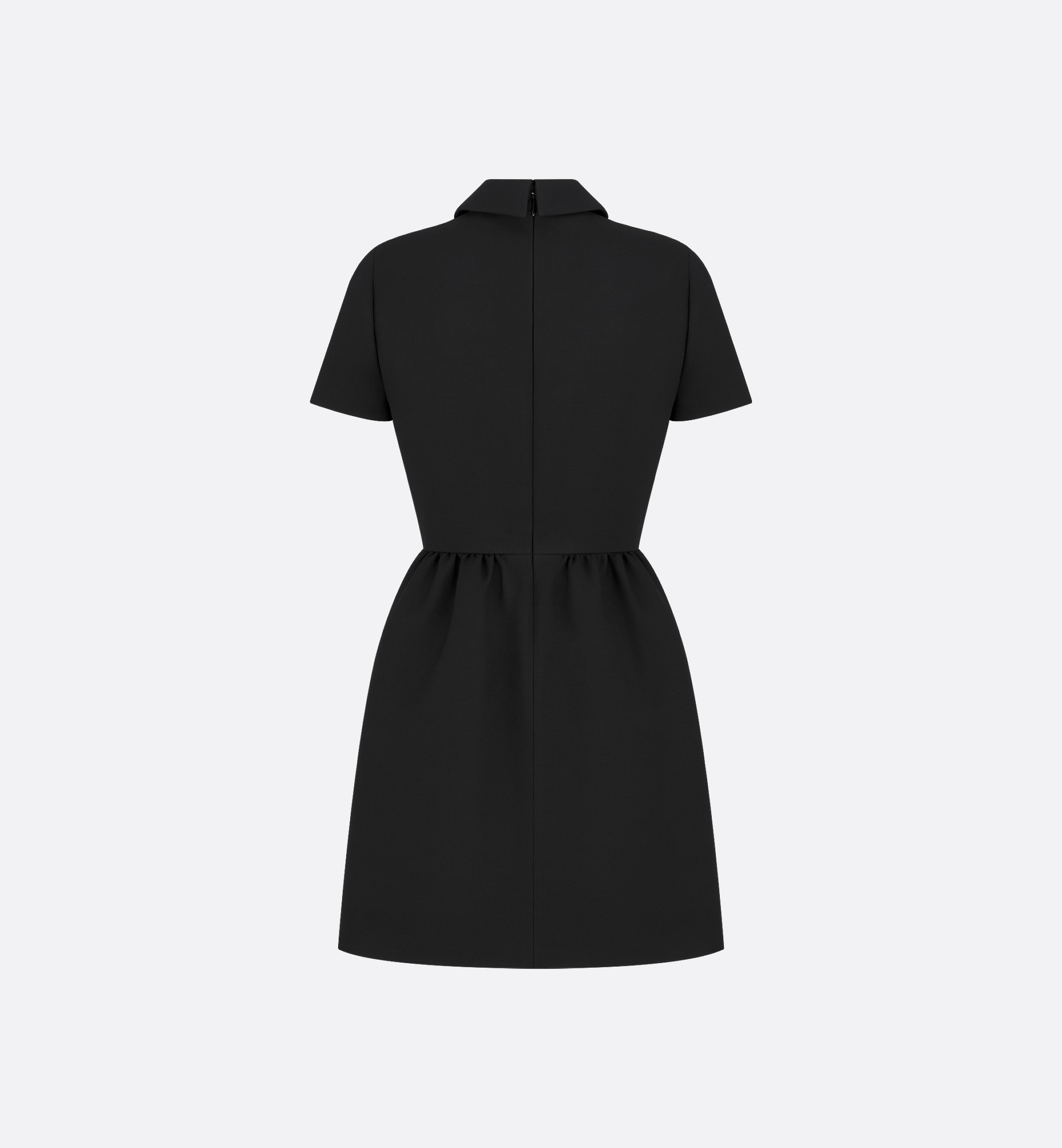 Fitted Dress with 'CD' Buttons - 6