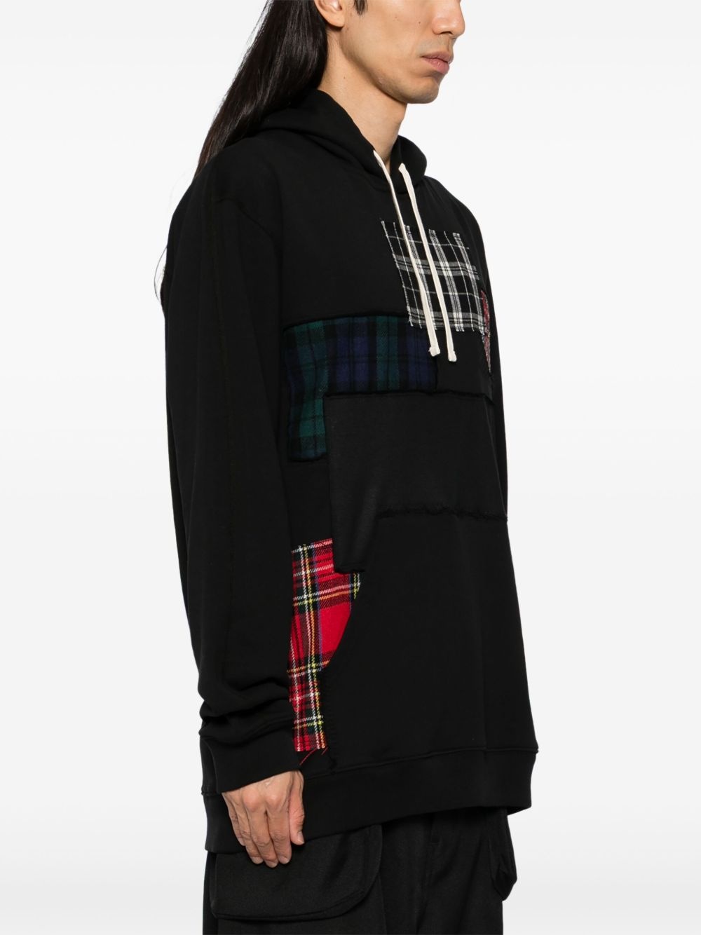 patchwork hoodie - 3