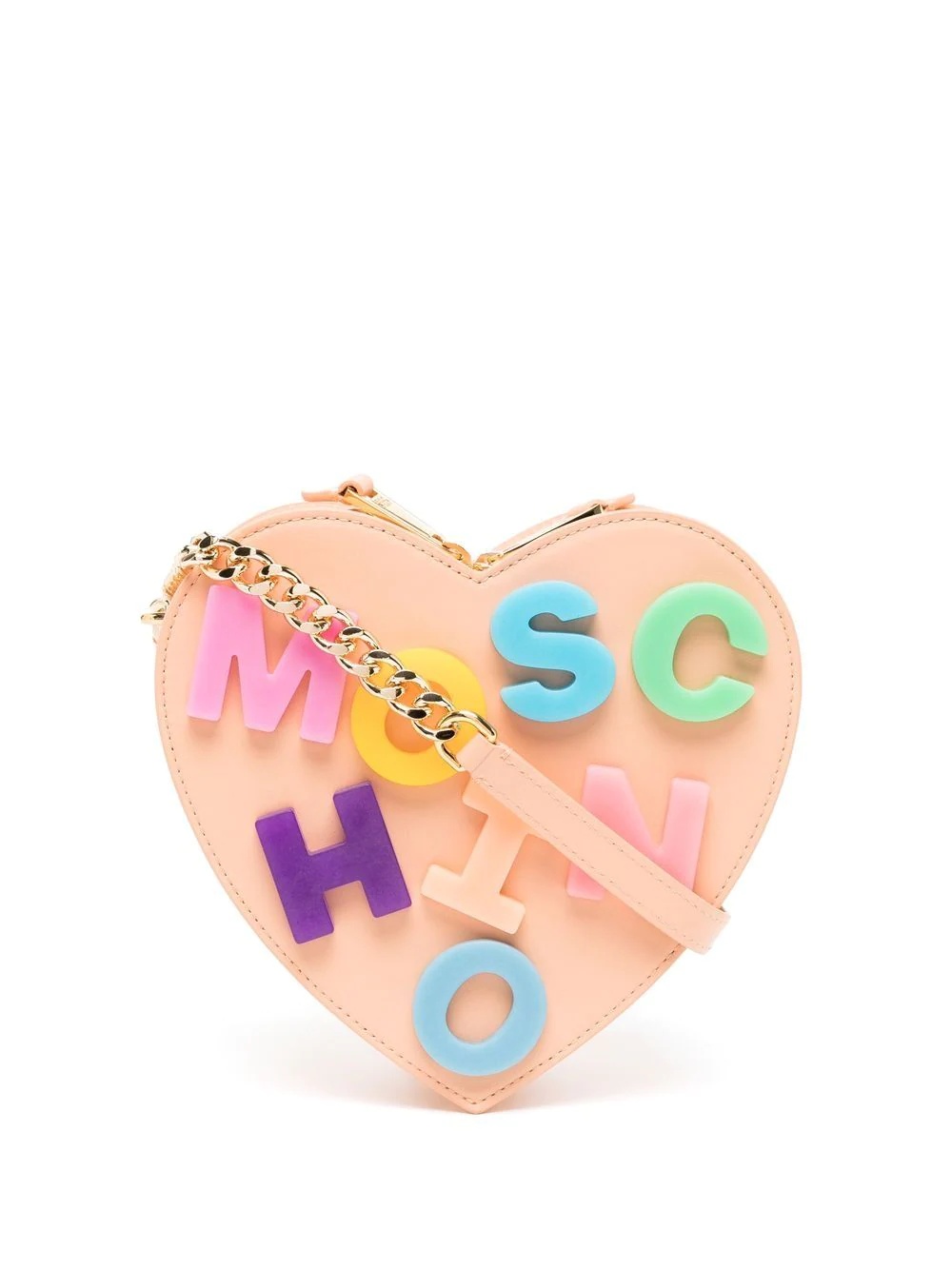 heart-shaped letters crossbody bag - 1