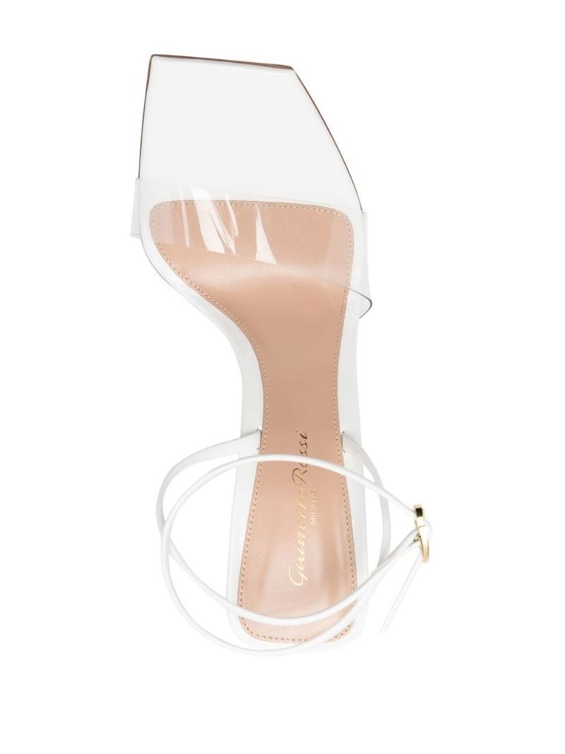 Translucent 120mm heeled sandals - 4