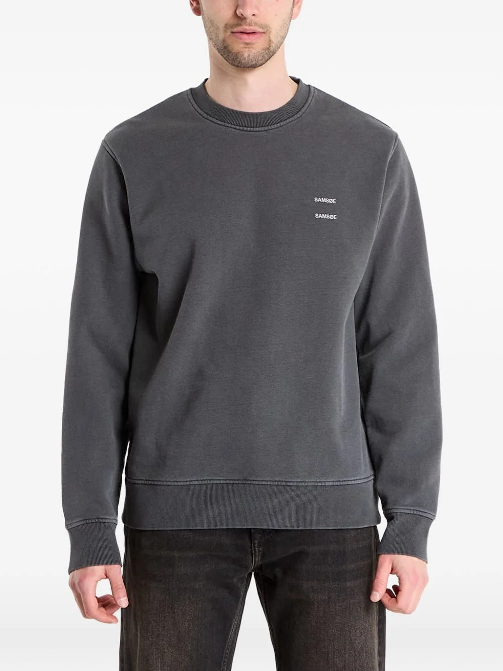 logo-print sweatshirt - 1