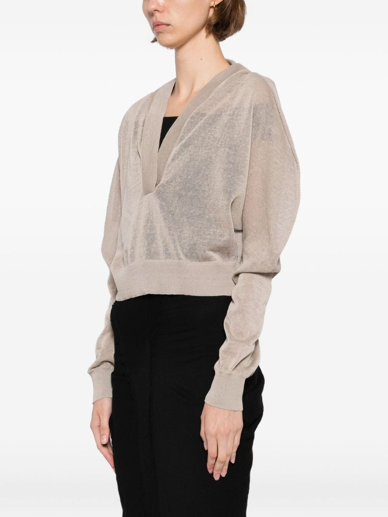 knitted cropped hoodie 3
