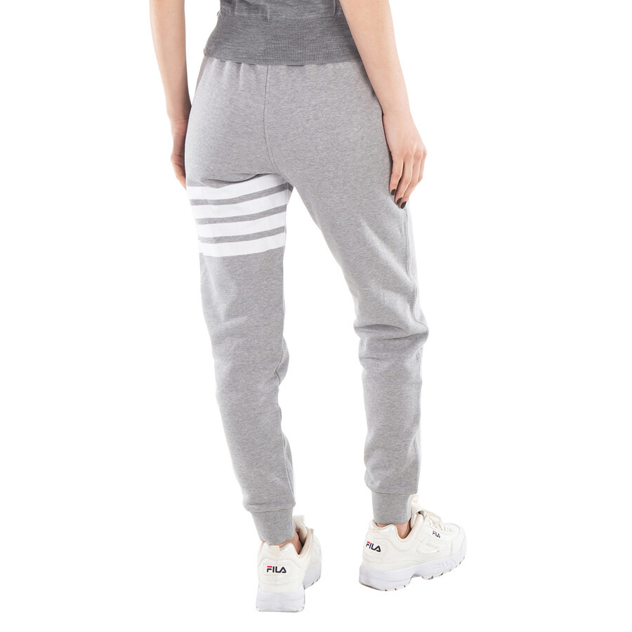 Thom Browne Light Grey 4-Bar Engineered Track Pants - 4