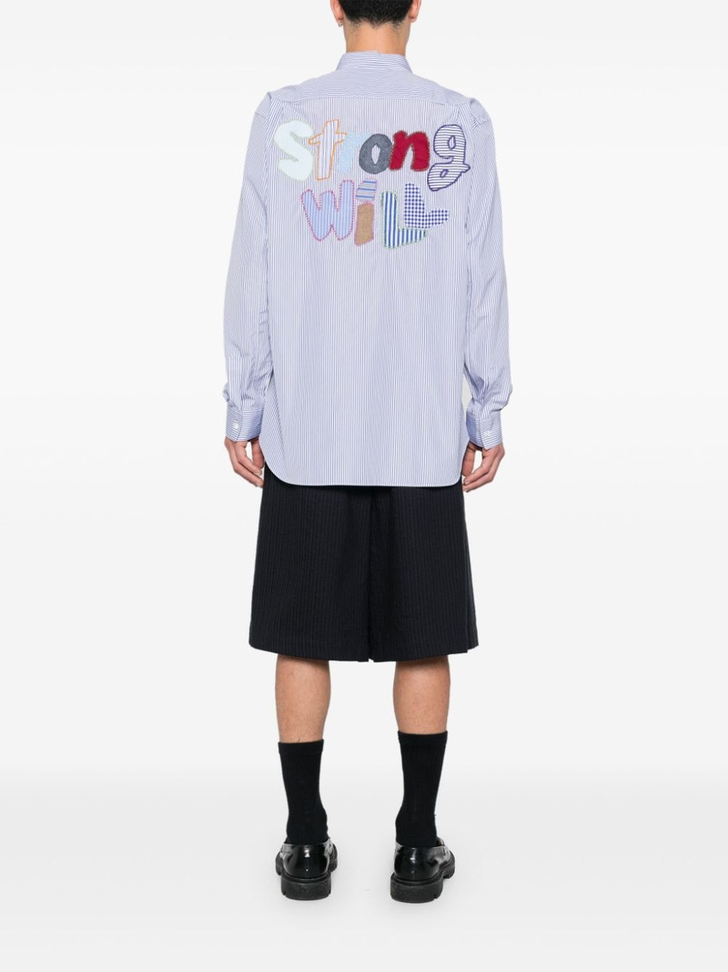 Comme des Garçons SHIRT patch-detail shirt outlook
