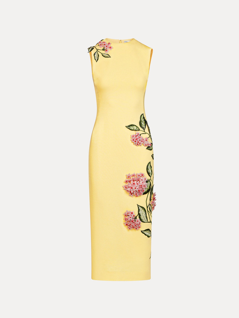 PORCELAIN FLOWER EMBROIDERED DRESS 1