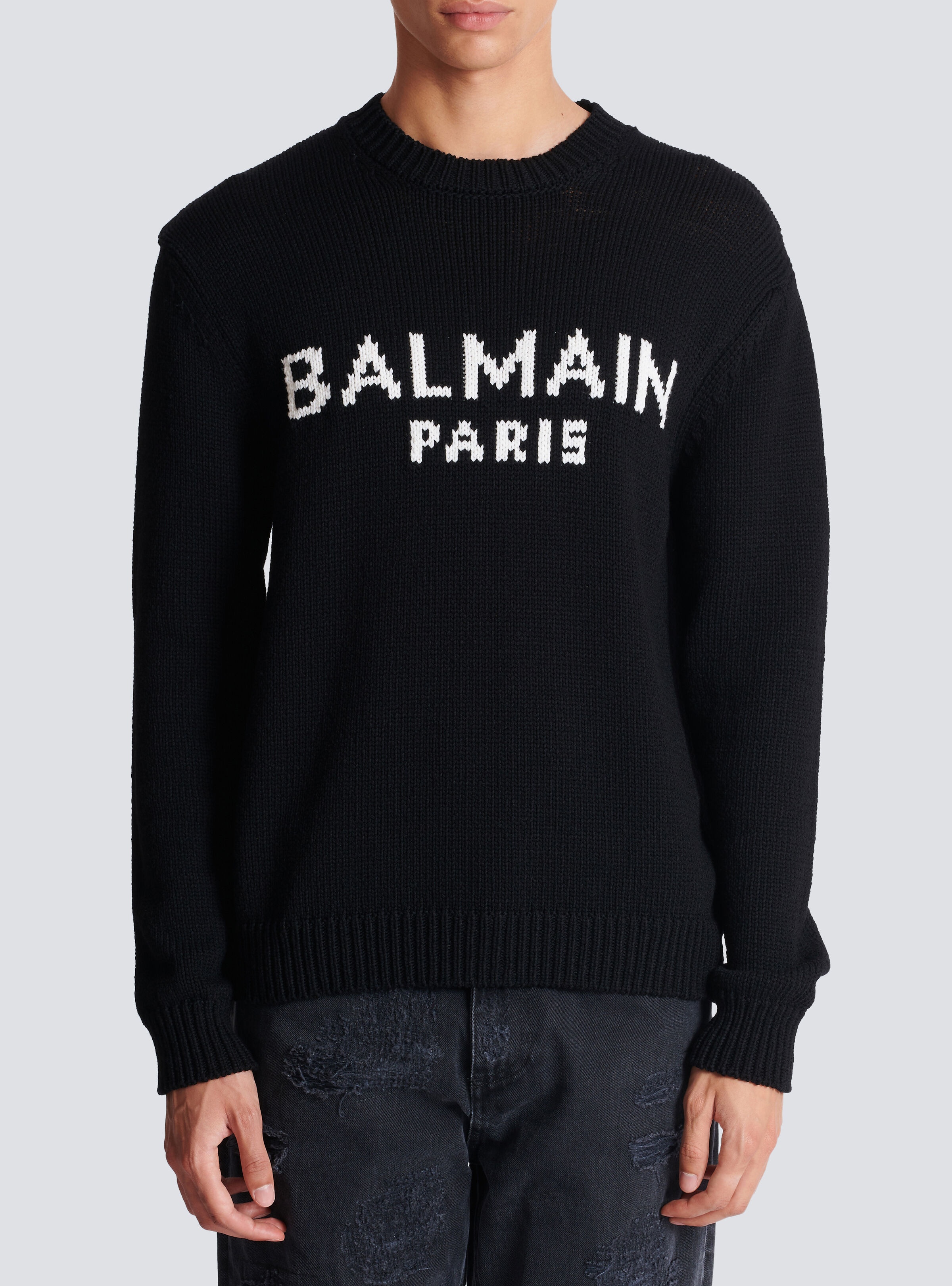 Balmain merino wool jumper - 5