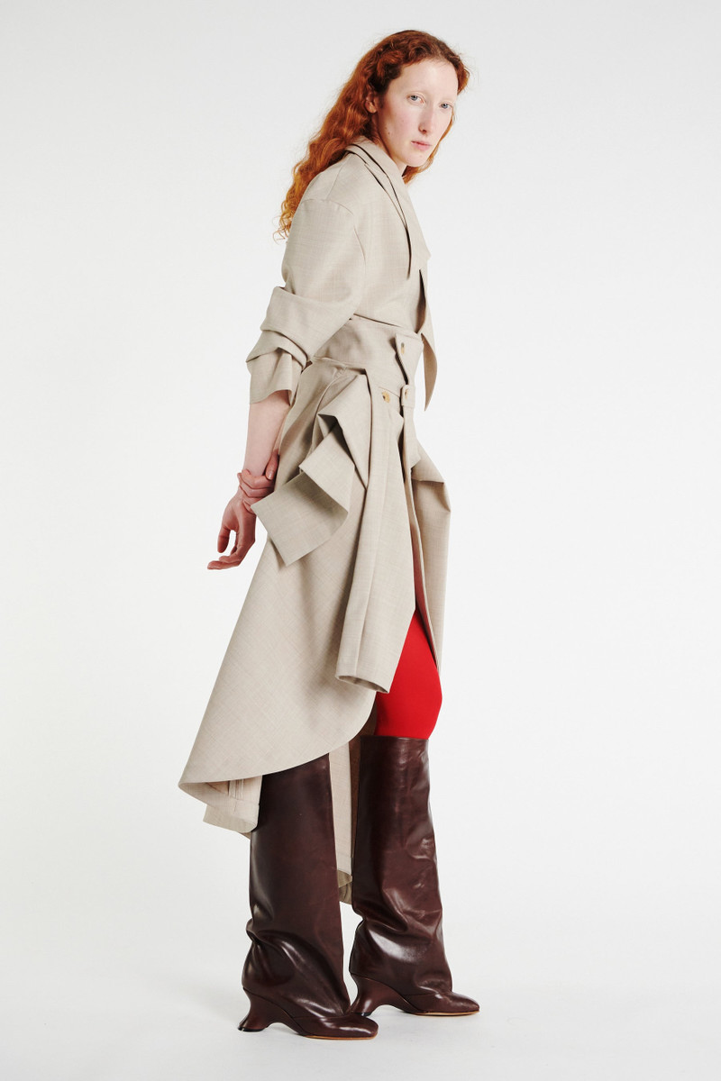 SHIRT SKIRT BEIGE MELANGE 3