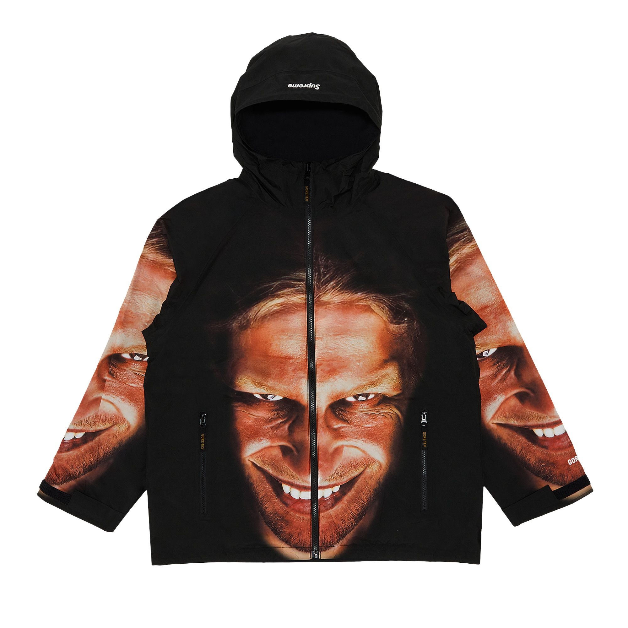 Supreme x Aphex Twin Reversible GORE-TEX Hooded Jacket 'Black' - 1
