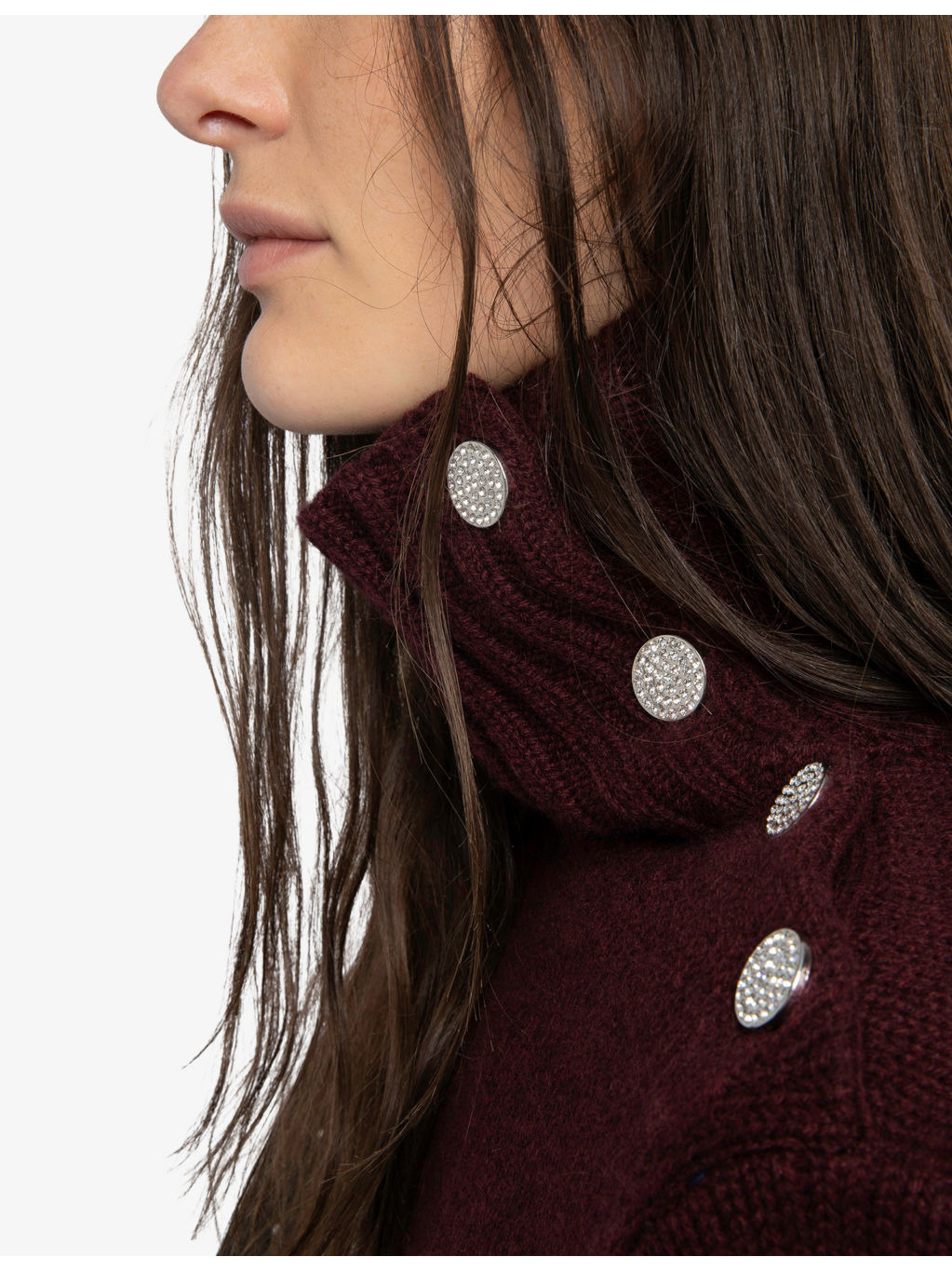 Nalma High-Neck Cashmere Jumper - 5
