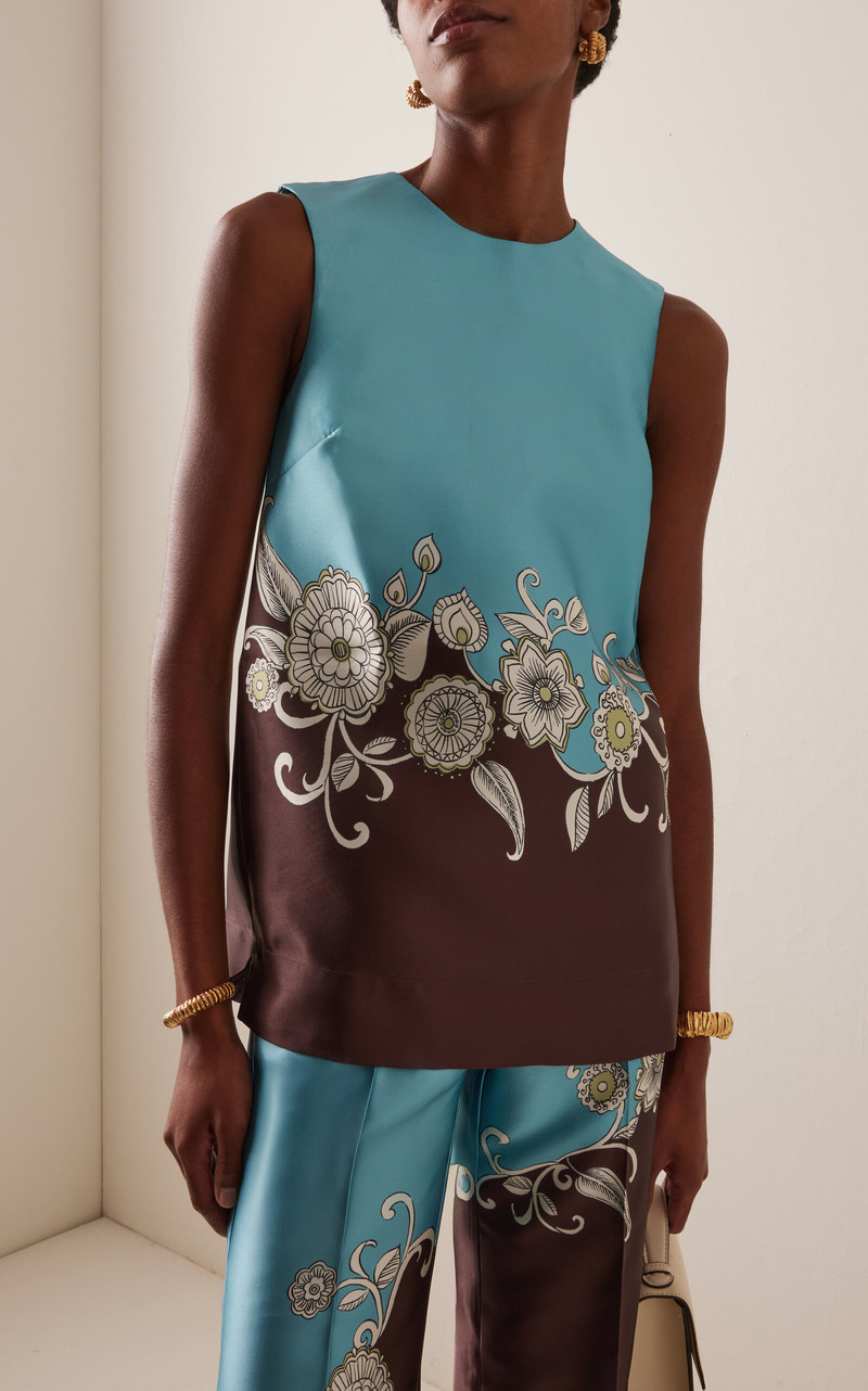 ALÉMAIS Gia Printed Twill Top multi outlook