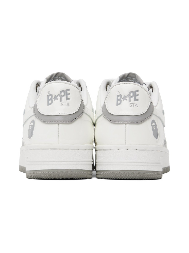 A BATHING APE® White & Gray STA #6 Sneakers outlook