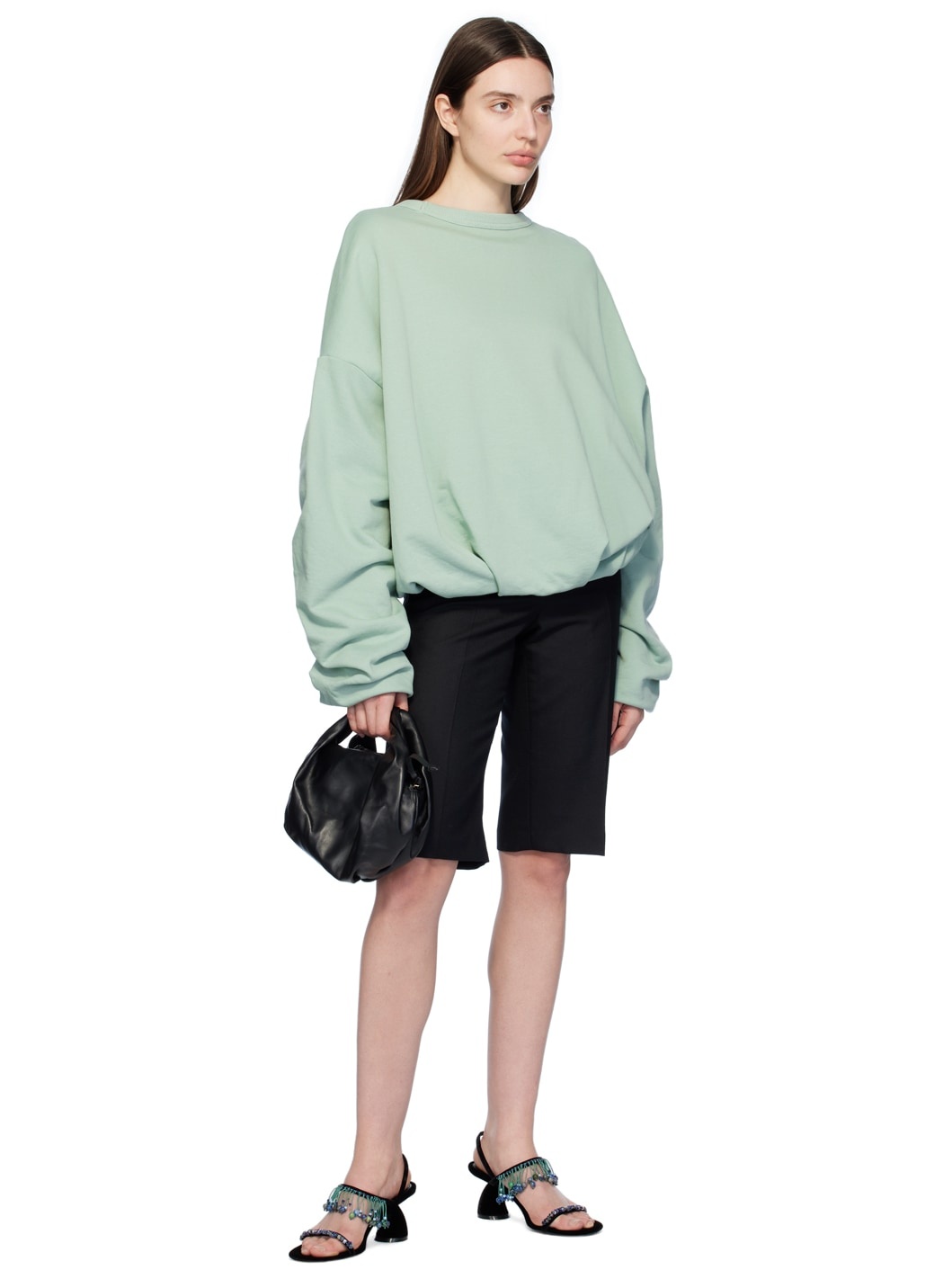 Black Four-Pocket Shorts - 4