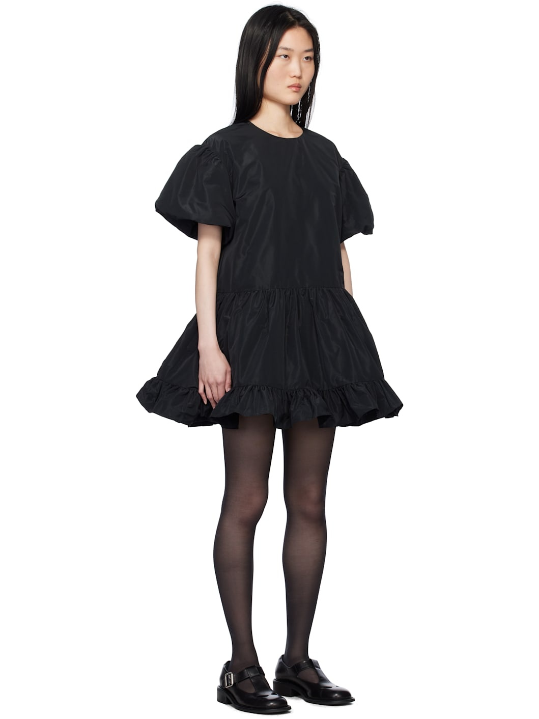 SANDY LIANG Black Rome Minidress | REVERSIBLE