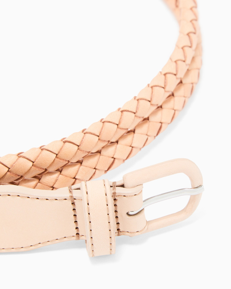 GIORGIO ARMANI WOVEN LEATHER BELT outlook